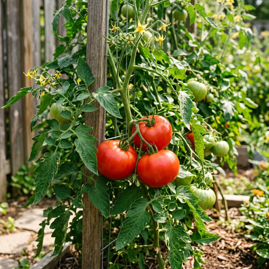 Big Boy tomato on the plant
