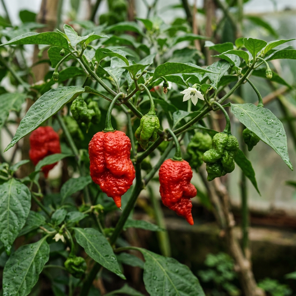 Infinity Pepper chili pepper on the plant