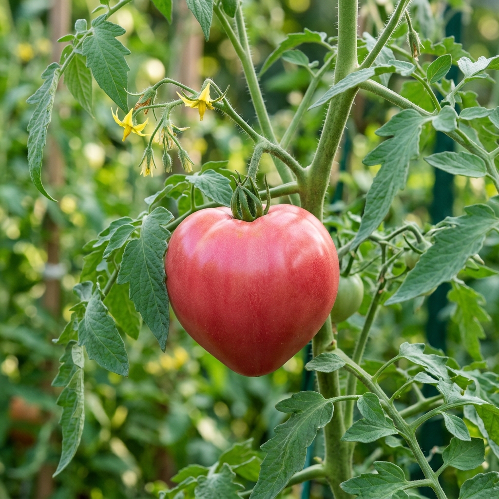 Anna Russian tomato on the plant