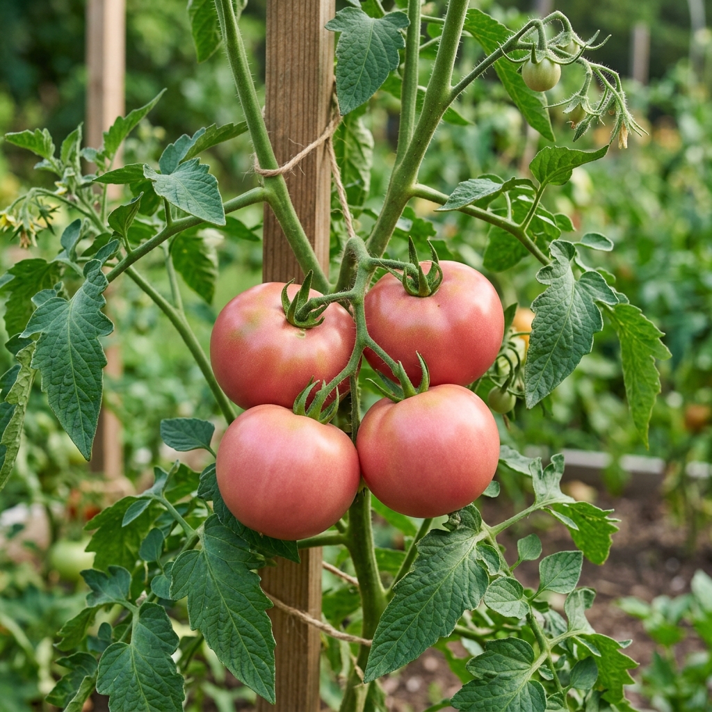 Arkansas Traveler tomato on the plant
